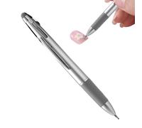 Retractable Nail Dotting Pen Tool, Finger Decorator Girls, Compact Nail Tip Polish Applicator, 14.4x1.35cm for Manicure Design, Business Travel, School, Home, Outdoor Use