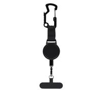 Retractable Phone Tether - Anti-Theft Cord, Badge Holder Carabiner with 23.6-Inch Steel Wire | Universal Phone Safety Strap, Secure Smartphones for Outdoor Travel, Cycling, Climbing, Skiing, Fishing,