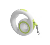 Retractable Recall Lead for Dogs Adjustable Cat Running Lead Non Slip Ergonomic Training Lead Night Walk Green