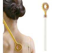 Retractable Shower Back Scrubber - Double Sided Scratching Brush Tool, Versatile Cleaning Accessory | Long Handle Back Scratch Device, Ideal for Family Pets Friends Men Women Adults Shower Spa Bath Us