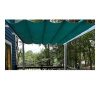 Rétractable Tende Da Sole A Vela, Sostituzione Copertura Per Pergola Con Kit Di Guide Scorrevoli, Riparo Per Patio Protezione Solare Per Giardini Gazebo(0.9x3m)