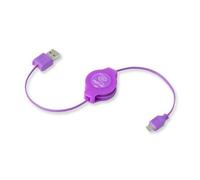 ReTrak EUCABLEMICRL cavo USB 1 m USB A Micro-USB A Porpora