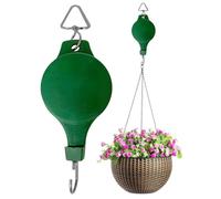 Retrattable Plant Hanger - Plant Pulleys For Hanging Plants | Easy To Raise And Lower | Adjustable Planter Container Watering Holder For Birds Feeder Garden Baskets Grow Lights Outdoor Indoor Pots