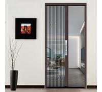 Retrattile Fisarmonica Pieghevole Schermo Porta Rete 80 "96" Alto Interno Esterno Divisore Cancello Porta Scorrevole Temporanea 78x80 pollici Facile Da Installare Versatile