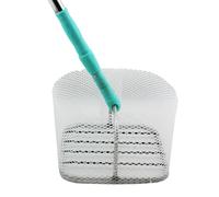 Retrattile Pingpong Pickup Net Cestino Rotante Manico Estensibile Per Tenere 100 Palline Da Ping Ping Pong Leggero Accessori Da Ping Pong