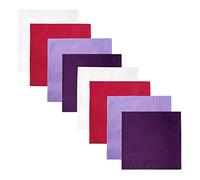 Retreez 8 Pezzi Puro Cotone Fazzoletti Assortiti per Uomo Confezione Regalo, regalo di Natale - Set Assortito A5A007