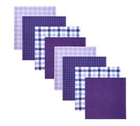 Retreez 8 Pezzi Puro Cotone Fazzoletti Assortiti per Uomo Confezione Regalo, regalo di Natale - Set Assortito A5A008
