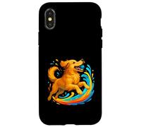 Retriever Che Gioca Con L'Arte Della Palla Custodia per iPhone X/XS