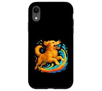 Retriever Che Gioca Con L'Arte Della Palla Custodia per iPhone XR