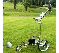 RETRIN Carrello a Spinta G-olf Elettrico Pieghevole | 3 Ruote, Leggero e Facile da Usare | Batteria al Litio 10Ah,9 Impostazioni di velocità | Compatto per Il Bagagliaio dell'Auto