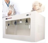 RETRIN Incubatrice Multifunzione per Allevatori Scatola Parto e Nursery 2-in-1 con Riscaldamento Regolabile e Ventilazione per la Massima Sopravvivenza della Cucciolata 80 * 50 * 50cm