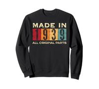 Retro 1939 Tutte le parti originali Vintage Made in 1939 Uomo Donna Felpa