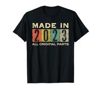Retro 2023 Tutte le parti originali Vintage Made in 2023 Uomo Donna Maglietta