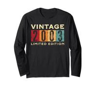 Retro 23 Anni Vintage 2003 Edizione Limitata Compleanno Maglia a Manica