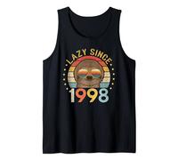 Retro 23 Compleanno Sloth Lazy dal 1998 Vintage Canotta