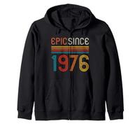 Retro 49° Compleanno Epic Since 1976 Felpa con Cappuccio