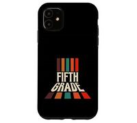 Retro 5th Fifth Grade Teacher & Student Back To School Custodia per iPhone 11
