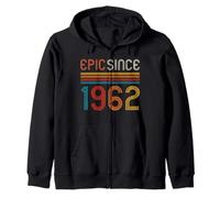 Retro 64° Compleanno Epic Since 1962 Felpa con Cappuccio