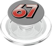 Retro 70er - 67 Meme Six Seven PopSockets PopGrip per MagSafe