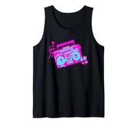 Retro 80s 90s Boom-Box Vintage Cassette Player Graphic Tee Canotta