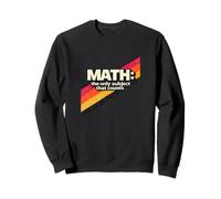 Retro 80s Matematica L'unico Soggetto Che Conta Felpa