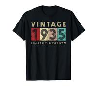 Retro 87 Anni Vintage 1935 Edizione Limitata 87° Compleanno Maglietta