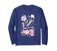 Retro 90's Girly Things CDs Collage Y2K Cute Collection Maglia a Manica