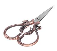 Retrò a forbice in acciaio inossidabile artigianato ricamo per ricamo fai -da -te arte fornitura di pluri design del prugna per il gamba del marinaio (Oro rosa)