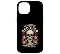 Retro Addiction Recovery Narcotics Anonimo Sobriety Skull Custodia per iPhone 14