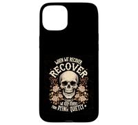 Retro Addiction Recovery Narcotics Anonimo Sobriety Skull Custodia per iPhone 15 Plus
