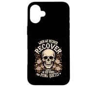 Retro Addiction Recovery Narcotics Anonimo Sobriety Skull Custodia per iPhone 16 Plus