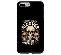 Retro Addiction Recovery Narcotics Anonimo Sobriety Skull Custodia per iPhone 7 Plus/8 Plus