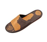 Retro Africano Continente Arancione Marrone Donna Moda Pantofole Indoor ed Outdoor Portatile Carino Personalizzato Open-toe Slip-on Scarpe da Casa per Piscina Palestra Bagno Casa sandalias de verano