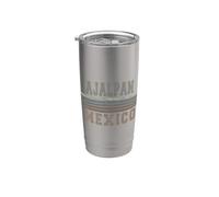 Retro Ajalpan Messico Bicchiere termico in acciaio inox doppia parete