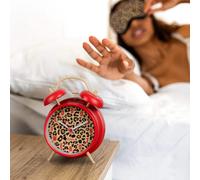 RETRO ALARM CLOCK LEOPARD