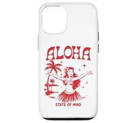 Retro Aloha Hula Girl Vintage Hawaiian Island State of Mind Custodia per iPhone 12/12 Pro