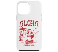 Retro Aloha Hula Girl Vintage Hawaiian Island State of Mind Custodia per iPhone 13 Pro Max