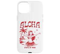 Retro Aloha Hula Girl Vintage Hawaiian Island State of Mind Custodia per iPhone 15 Plus