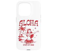 Retro Aloha Hula Girl Vintage Hawaiian Island State of Mind Custodia per iPhone 15 Pro