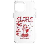 Retro Aloha Hula Girl Vintage Hawaiian Island State of Mind Custodia per iPhone 16 Pro Max