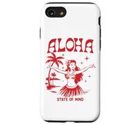 Retro Aloha Hula Girl Vintage Hawaiian Island State of Mind Custodia per iPhone SE (2020) / 7/8