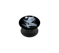 Retro Angora Turco Gatto Luna 90s Bootleg Meme Gatti Gatti PopSockets PopGrip Adesivo