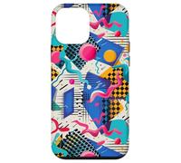 Retro anni '80 '90 Checker Pop Pattern Art Custodia per iPhone 12 mini