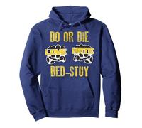 Retro Anni '80 Do or Die Bed Stuy Stile Hip Hop Felpa con Cappuccio