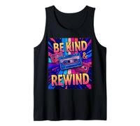 Retro Anni '80 Essere Gentile e riavvolgere momenti Divertenti Throwback Vibe Canotta