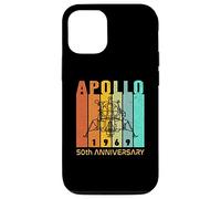 Retro Apollo 1969 Modulo Lunare Apollo 11 Sbarco sulla Luna Custodia per iPhone 12/12 Pro