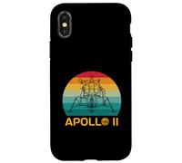 Retro Apollo 1969 Modulo Lunare Apollo 11 Sbarco sulla Luna Custodia per iPhone X/XS