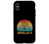 Retro Apollo 1969 Modulo Lunare Apollo 11 Sbarco sulla Luna Custodia per iPhone X/XS