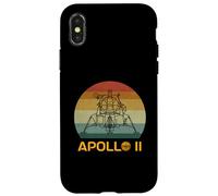 Retro Apollo 1969 Modulo Lunare Apollo 11 Sbarco sulla Luna Custodia per iPhone X/XS