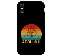 Retro Apollo 1969 Modulo Lunare Apollo 11 Sbarco sulla Luna Custodia per iPhone X/XS